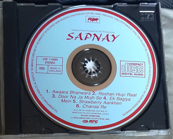 A.R. Rahman, Javed Akhtar : Sapnay (CD)