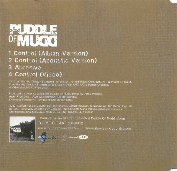 Puddle Of Mudd : Control (CD, Maxi, Enh)