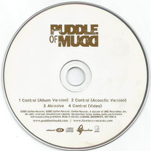 Puddle Of Mudd : Control (CD, Maxi, Enh)