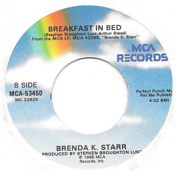 Brenda K. Starr : Straight From The Heart (7", Single)