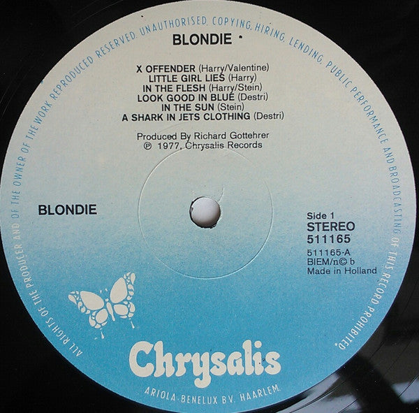 Blondie : Blondie (LP, Album)