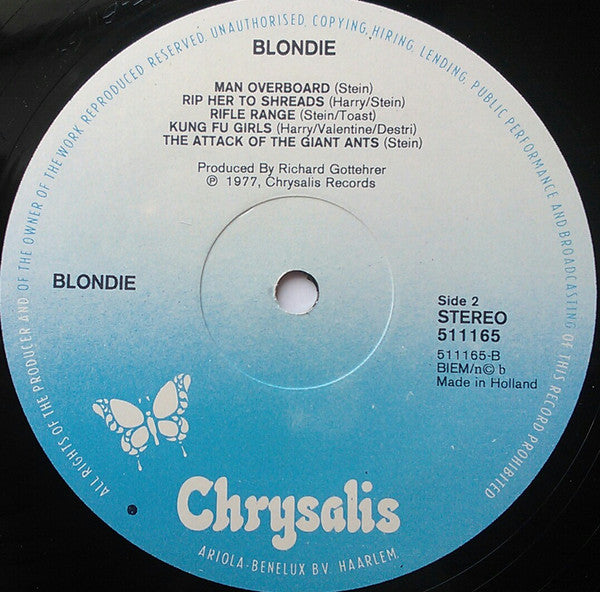 Blondie : Blondie (LP, Album)