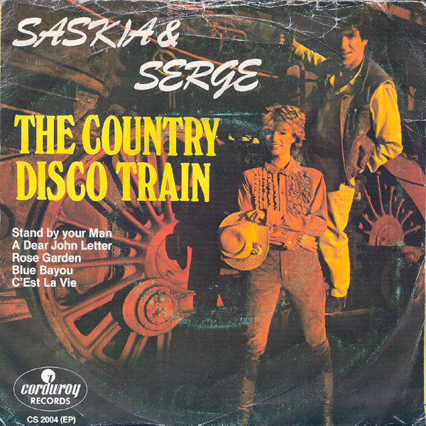 Saskia & Serge : The Country Disco Train (7", Single)