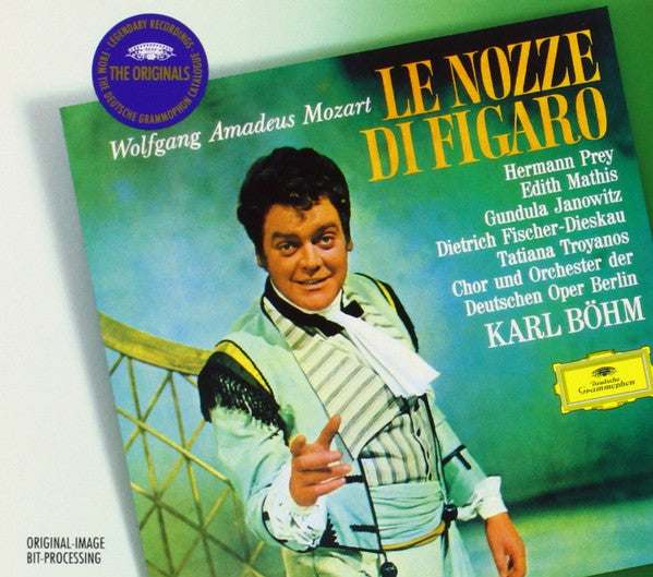 Wolfgang Amadeus Mozart - Hermann Prey, Edith Mathis, Gundula Janowitz, Dietrich Fischer-Dieskau, Tatiana Troyanos, Chor der Deutschen Oper Berlin Und Orchester Der Deutschen Oper Berlin, Karl Böhm : Le Nozze Di Figaro (3xCD, Album, RE, RM, Uni + Box, Sli)