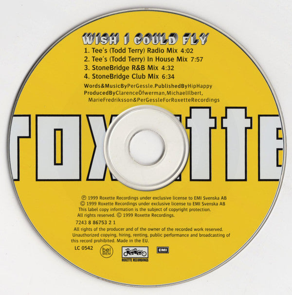 Roxette : Wish I Could Fly (Remixes) (CD, Maxi)