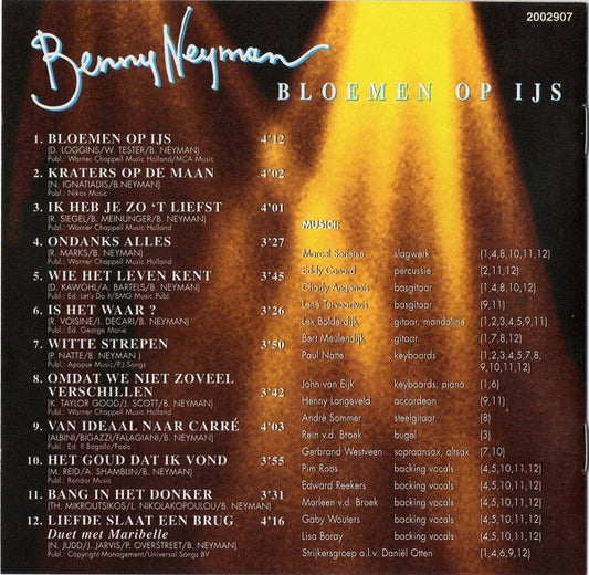 Benny Neyman : Bloemen Op IJs (CD, Album)