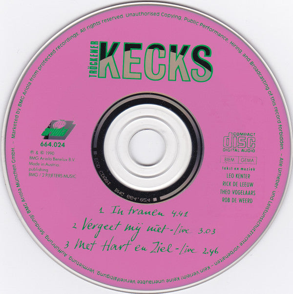 Tröckener Kecks : In Tranen (CD, Maxi)