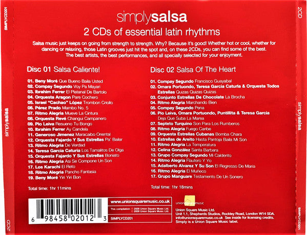 Various : Simply Salsa (2 CDs Of Essential Latin Rhythms) (2xCD, Comp, Sli)