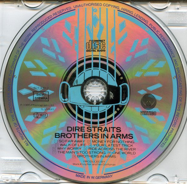 Dire Straits : Brothers In Arms (CD, Album, RE)