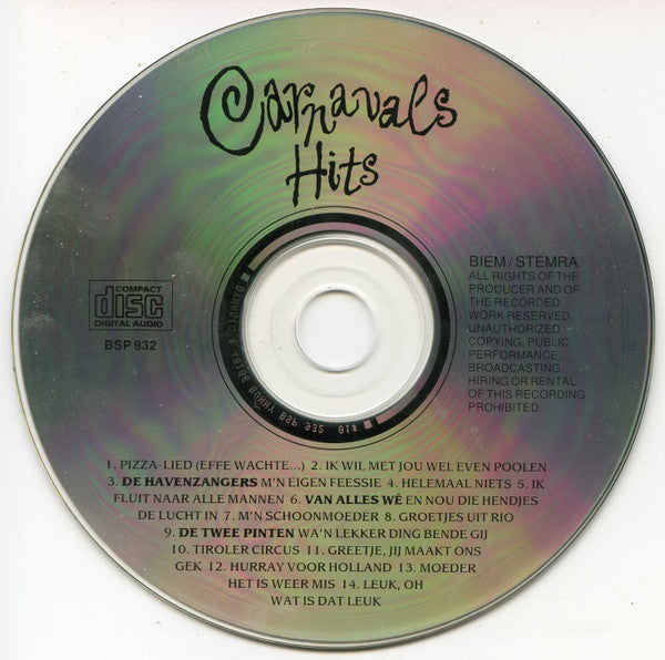 Various : Carnaval Hits (CD, Comp)