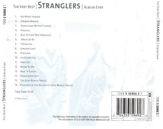 The Stranglers : The Very Best Stranglers Album Ever (CD, Comp)