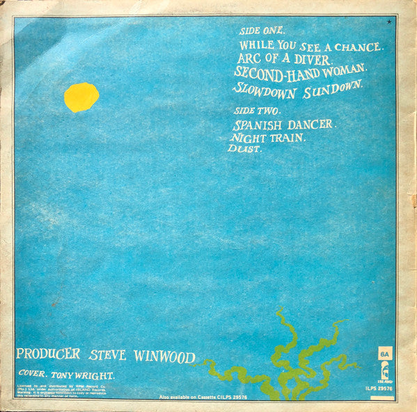 Steve Winwood : Arc Of A Diver (LP, Album)