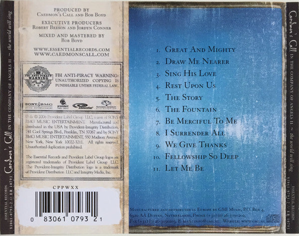Caedmon's Call : In The Company Of Angels II: The World Will Sing (CD, Album)