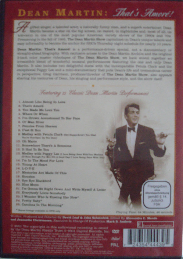 Dean Martin : That's Amoré! (DVD-V, Comp, PAL)