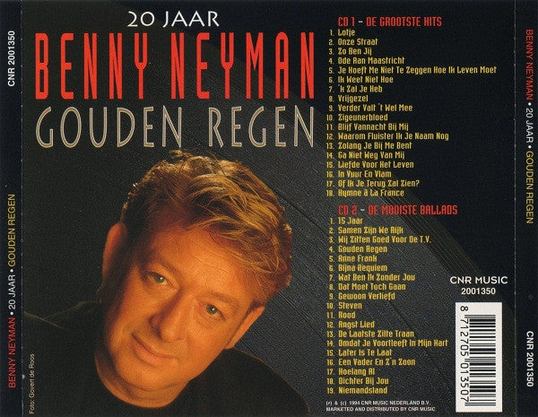 Benny Neyman : 20 Jaar • Gouden Regen (2xCD, Comp)