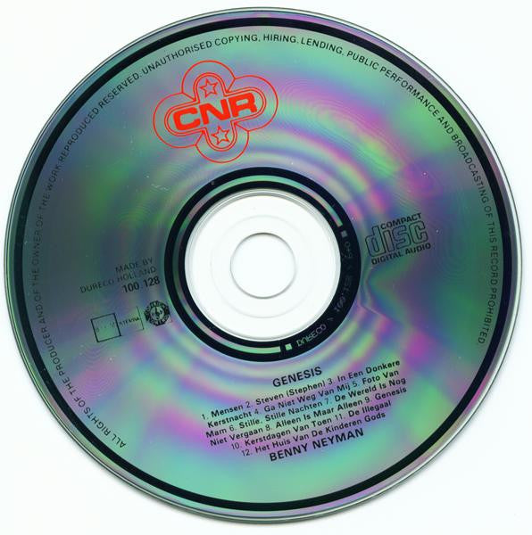 Benny Neyman : Genesis (CD, Album)