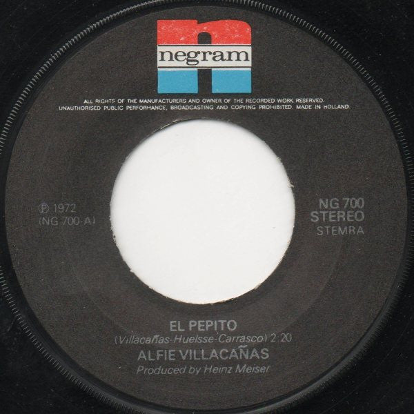 Alfie Villacañas : El Pepito (7", Single)