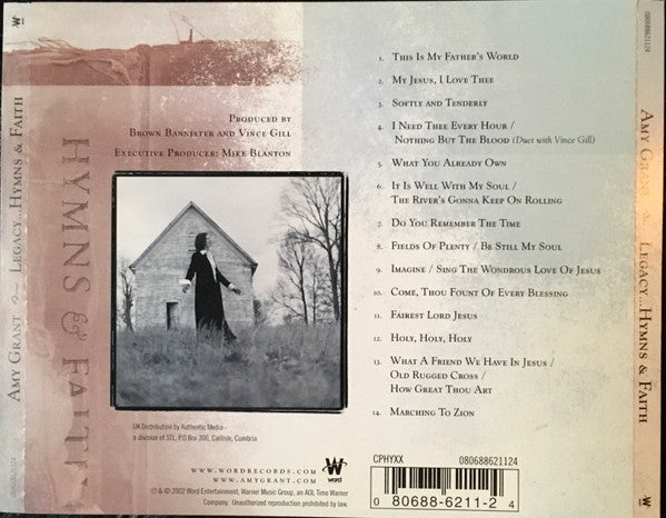 Amy Grant : Legacy...Hymns & Faith (CD, Album)
