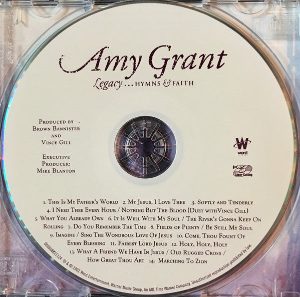 Amy Grant : Legacy...Hymns & Faith (CD, Album)