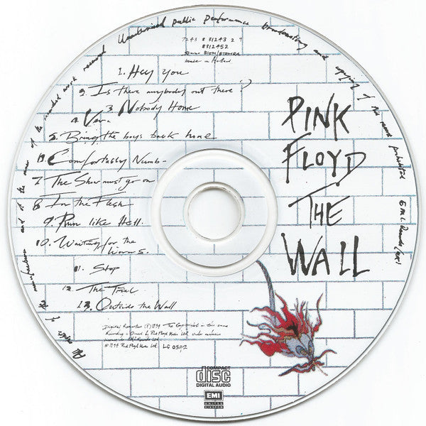 Pink Floyd : The Wall (2xCD, Album, RE, RM, Med)