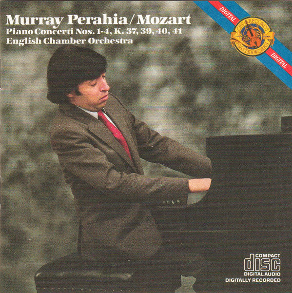 Murray Perahia - Wolfgang Amadeus Mozart, English Chamber Orchestra : Piano Concerti Nos. 1-4, K.37, 39, 40, 41 (CD, Album, RE)