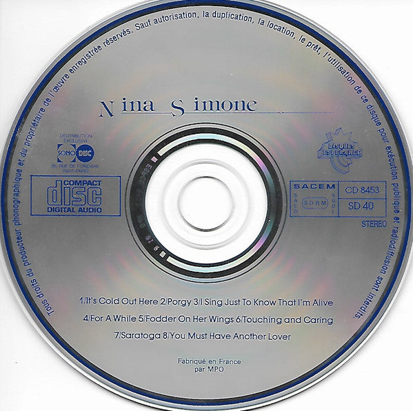 Nina Simone : Nina Simone (CD, Album, RE)