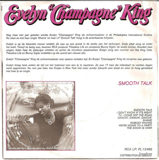 Evelyn King : Shame (7", Single)