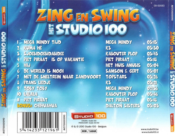 Various : Zing En Swing Met Studio 100 (CD, Comp)