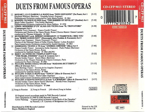 Various : Duets From Famous Operas  (CD, Comp)