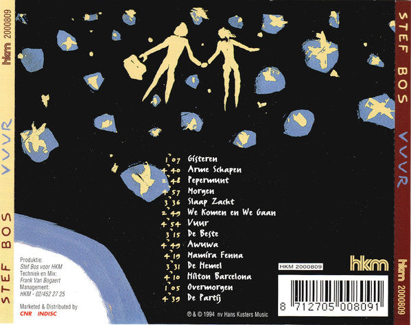 Stef Bos : Vuur (CD, Album)