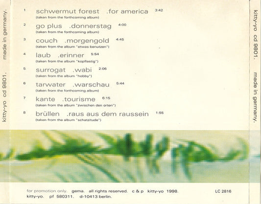 Various : Kitty-Yo (CD, Promo, Smplr)