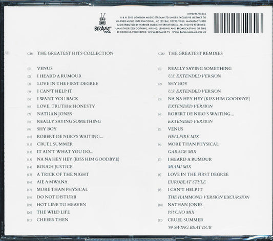 Bananarama : The Greatest Hits Collection (2xCD, Comp, RM, Col)