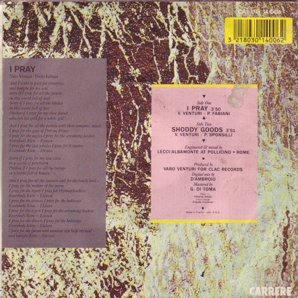 Blossom Child : I Pray (7", Single)