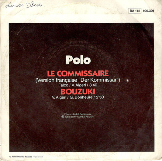 Polo (13) : Le Commissaire (Rap) (7", Single)