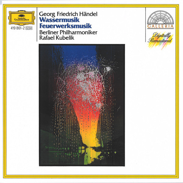 Georg Friedrich Händel –  Berliner Philharmoniker, Rafael Kubelik : Water Music/Music For The Royal Fireworks (CD, RM)