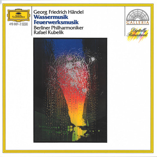 Georg Friedrich Händel –  Berliner Philharmoniker, Rafael Kubelik : Water Music/Music For The Royal Fireworks (CD, RM)