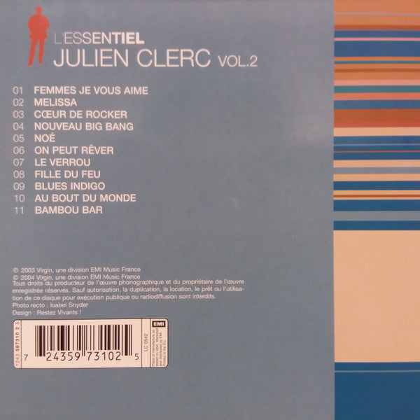 Julien Clerc : L'essentiel - Vol. 2 (CD, Comp)