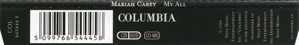 Mariah Carey : My All (CD, Maxi)