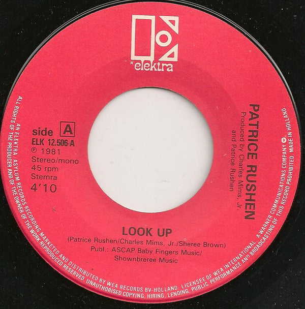 Patrice Rushen : Look Up (7", Single)