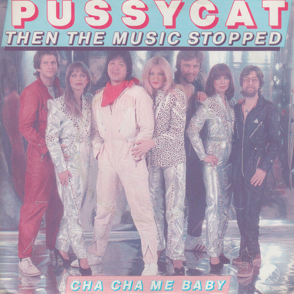 Pussycat (2) : Then The Music Stopped (7", Single, Red)
