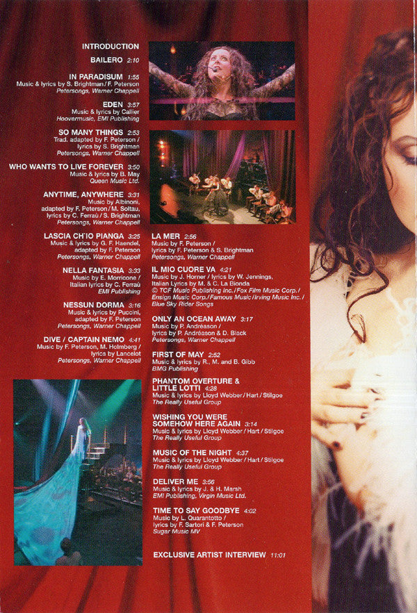 Sarah Brightman : One Night In Eden Live In Concert (DVD-V, PAL)
