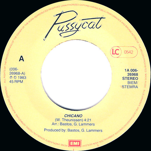 Pussycat (2) : Chicano (7", Single)