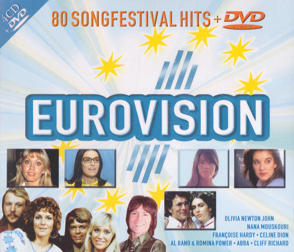 Various : Eurovision - 80 Songfestival Hits (4xCD, Comp + DVD-V, Comp, PAL)