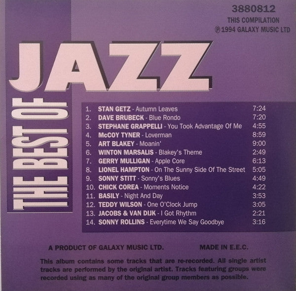 Various : The Best Of Jazz Vol. 3 (CD, Comp)