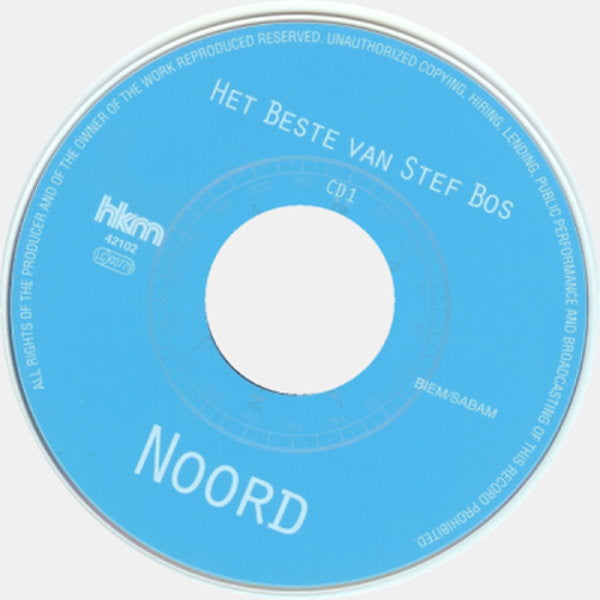 Stef Bos : Noord & Zuid - Het Beste Van Stef Bos (2xCD, Comp)
