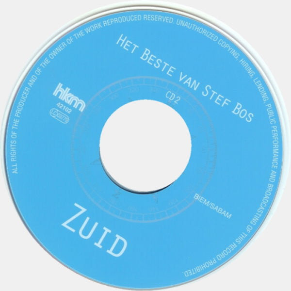 Stef Bos : Noord & Zuid - Het Beste Van Stef Bos (2xCD, Comp)