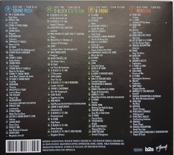 Various : Hard Bass 2018 (4xCD, Comp, Mixed)