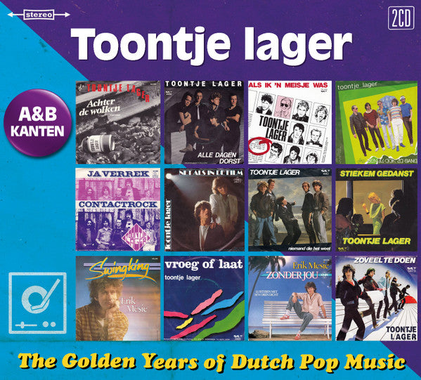 Toontje Lager : The Golden Years Of Dutch Pop Music (A&B Kanten) (2xCD, Comp)