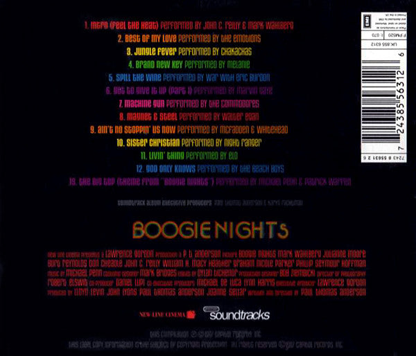 Various : Boogie Nights (Music From The Original Motion Picture) (CD, Comp)