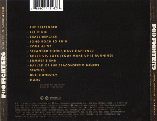 Foo Fighters : Echoes, Silence, Patience & Grace (CD, Album)
